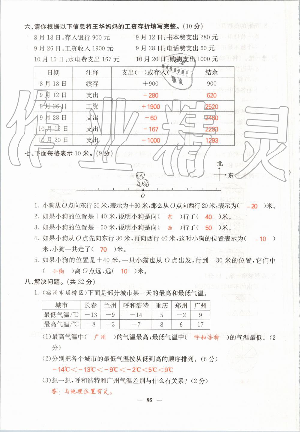 2019年課堂點睛四年級數(shù)學(xué)上冊北師大版 第95頁