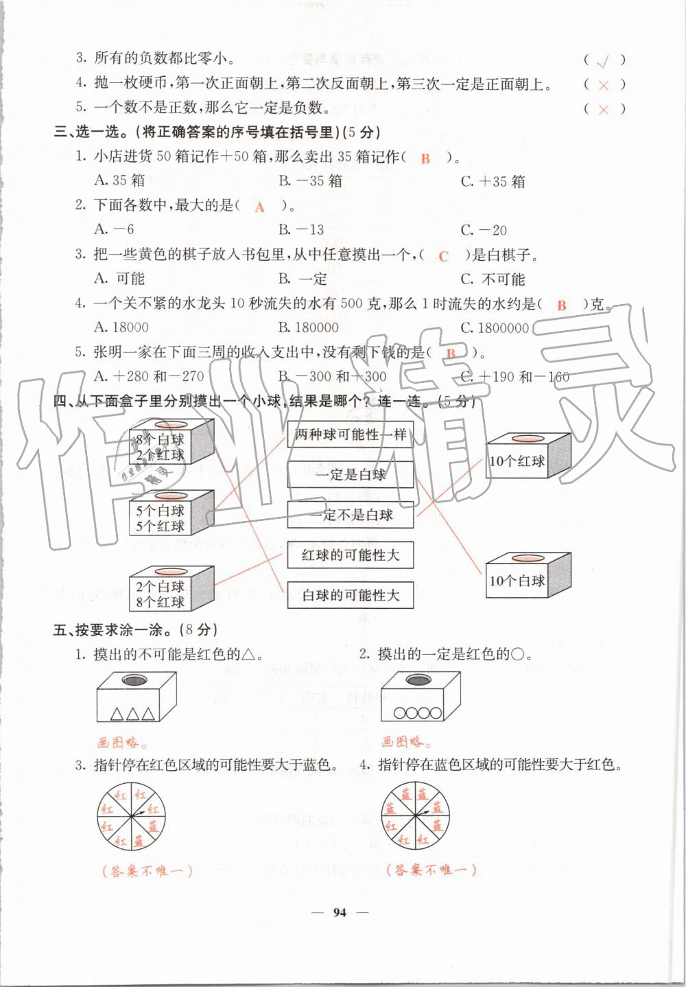 2019年課堂點睛四年級數(shù)學上冊北師大版 第94頁