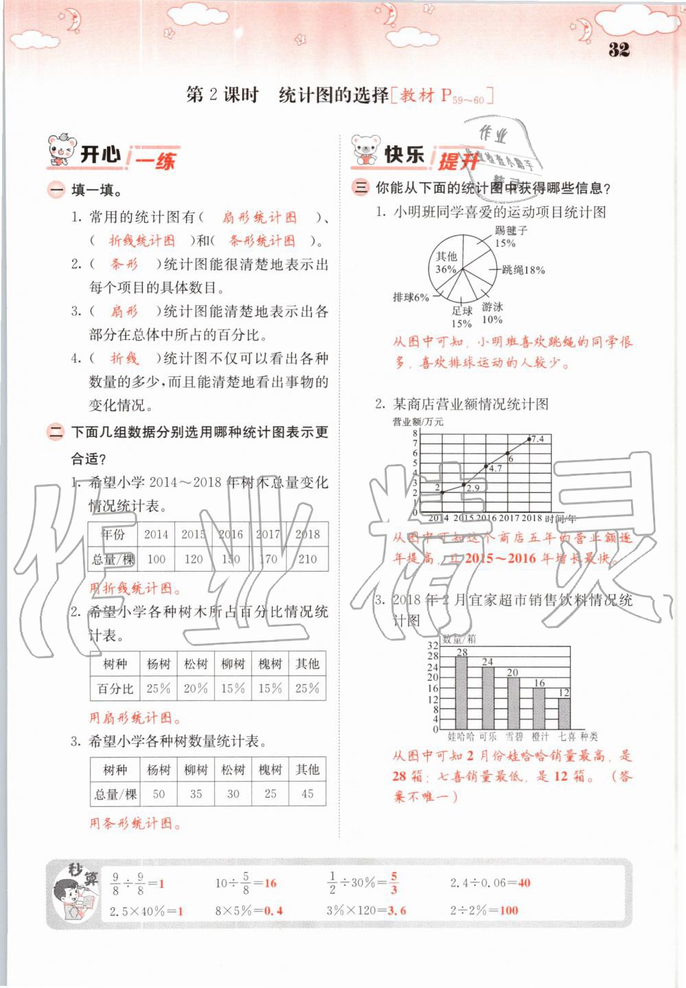 2019年課堂點睛六年級數(shù)學上冊北師大版 第32頁