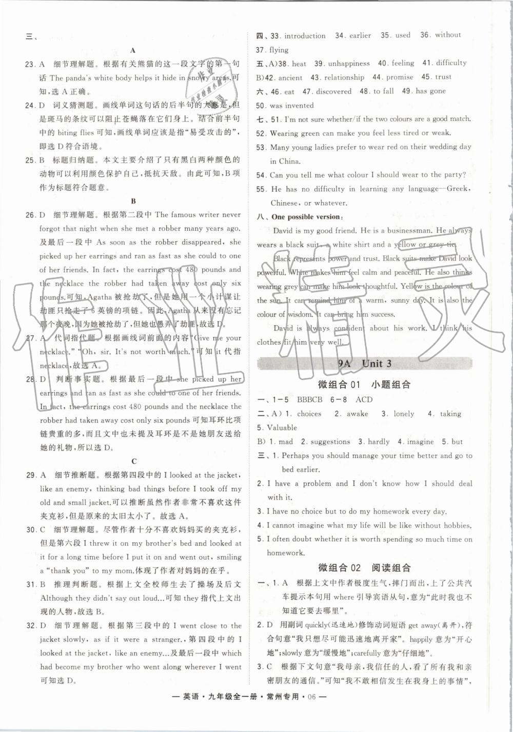 2019年經(jīng)綸學典學霸組合訓練九年級英語全一冊譯林版常州專用 第6頁