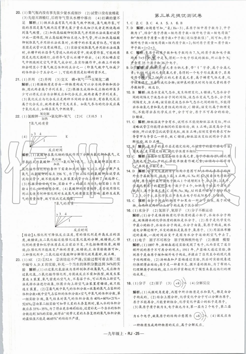 2019年經(jīng)綸學(xué)典學(xué)霸九年級(jí)化學(xué)上冊(cè)人教版 第25頁(yè)