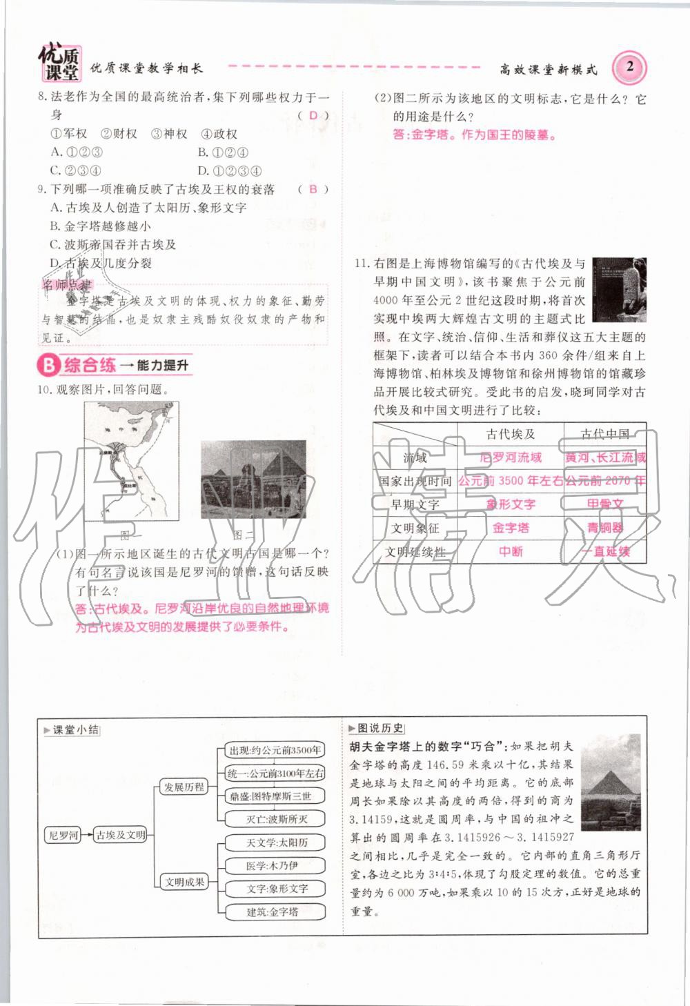 2019年名師學(xué)案九年級歷史全一冊人教版 第2頁