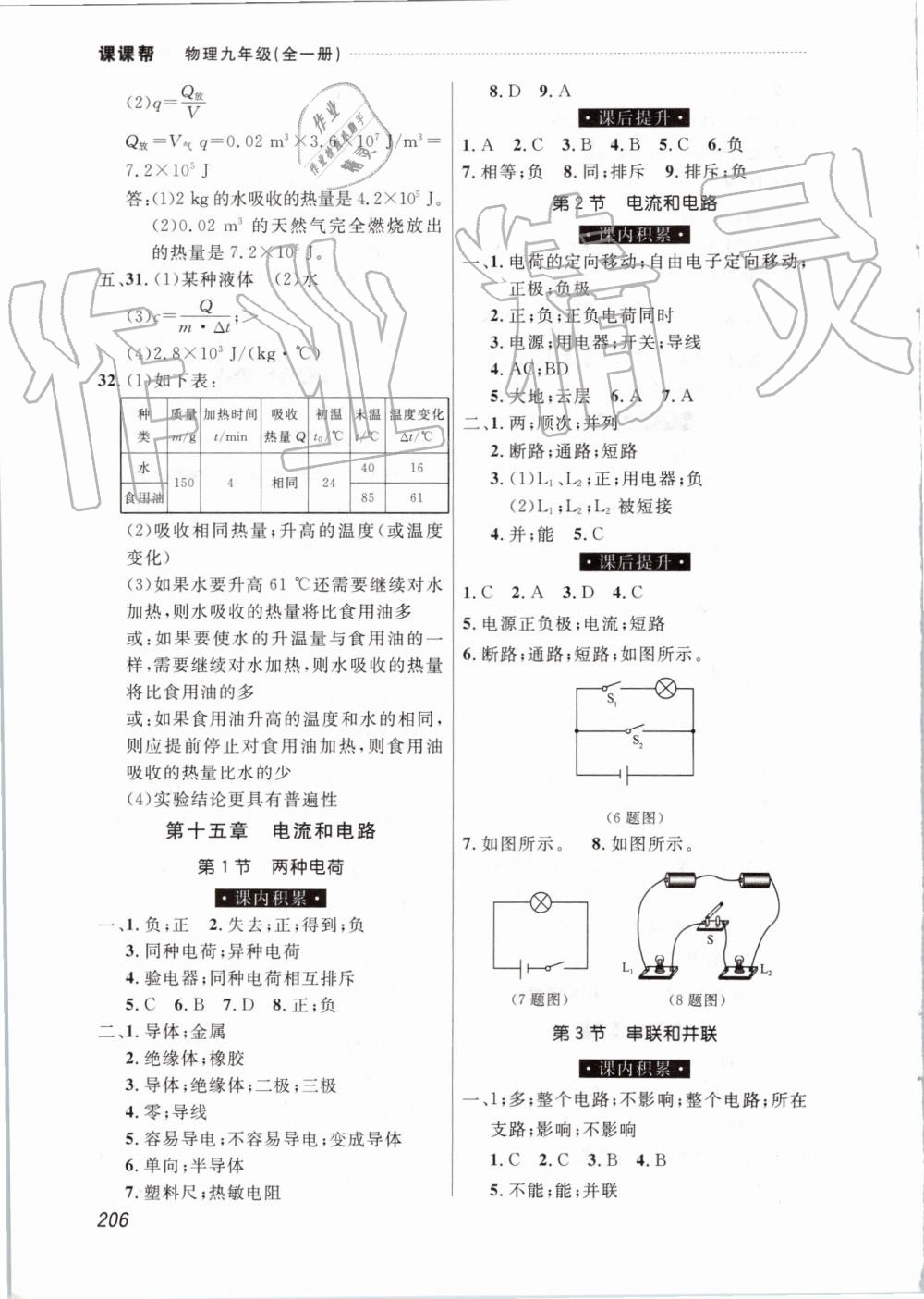 2019年中考快递课课帮九年级物理全一册人教版 第4页