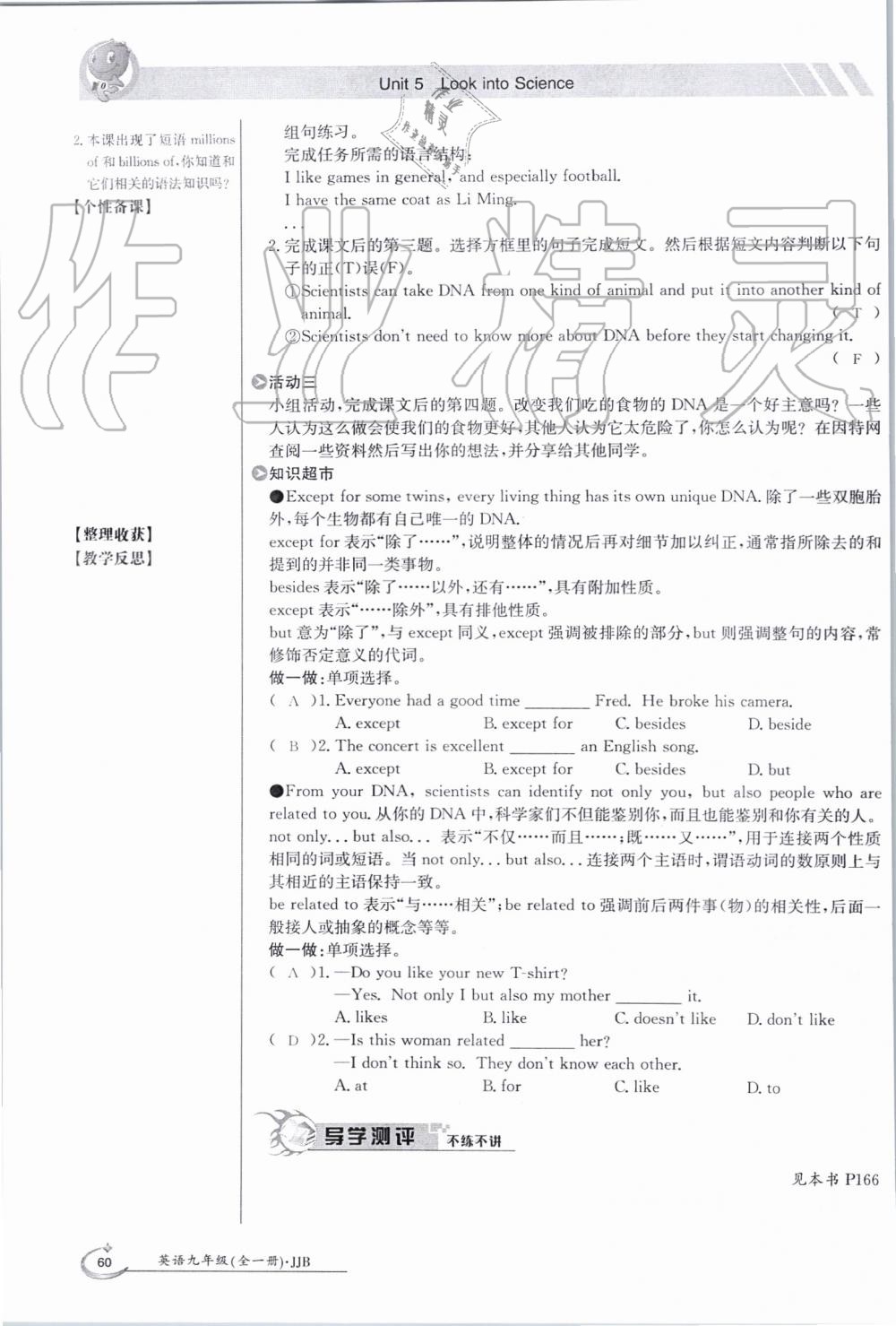 2019年金太陽導(dǎo)學(xué)案九年級(jí)英語全一冊(cè)冀教版 第60頁