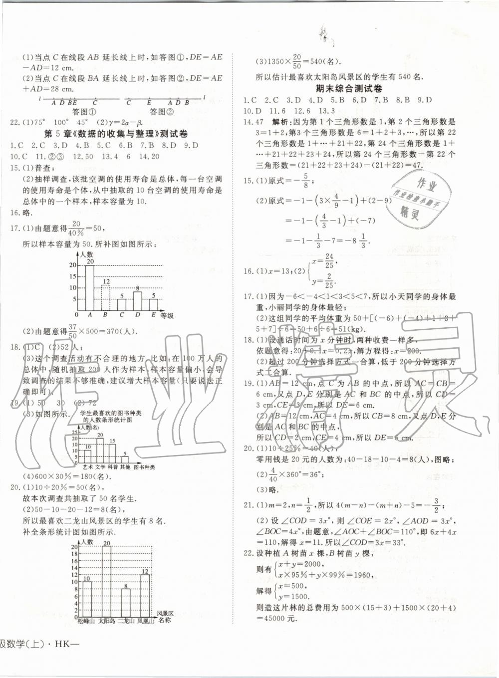 2019年探究在线高效课堂七年级数学上册沪科版 第20页