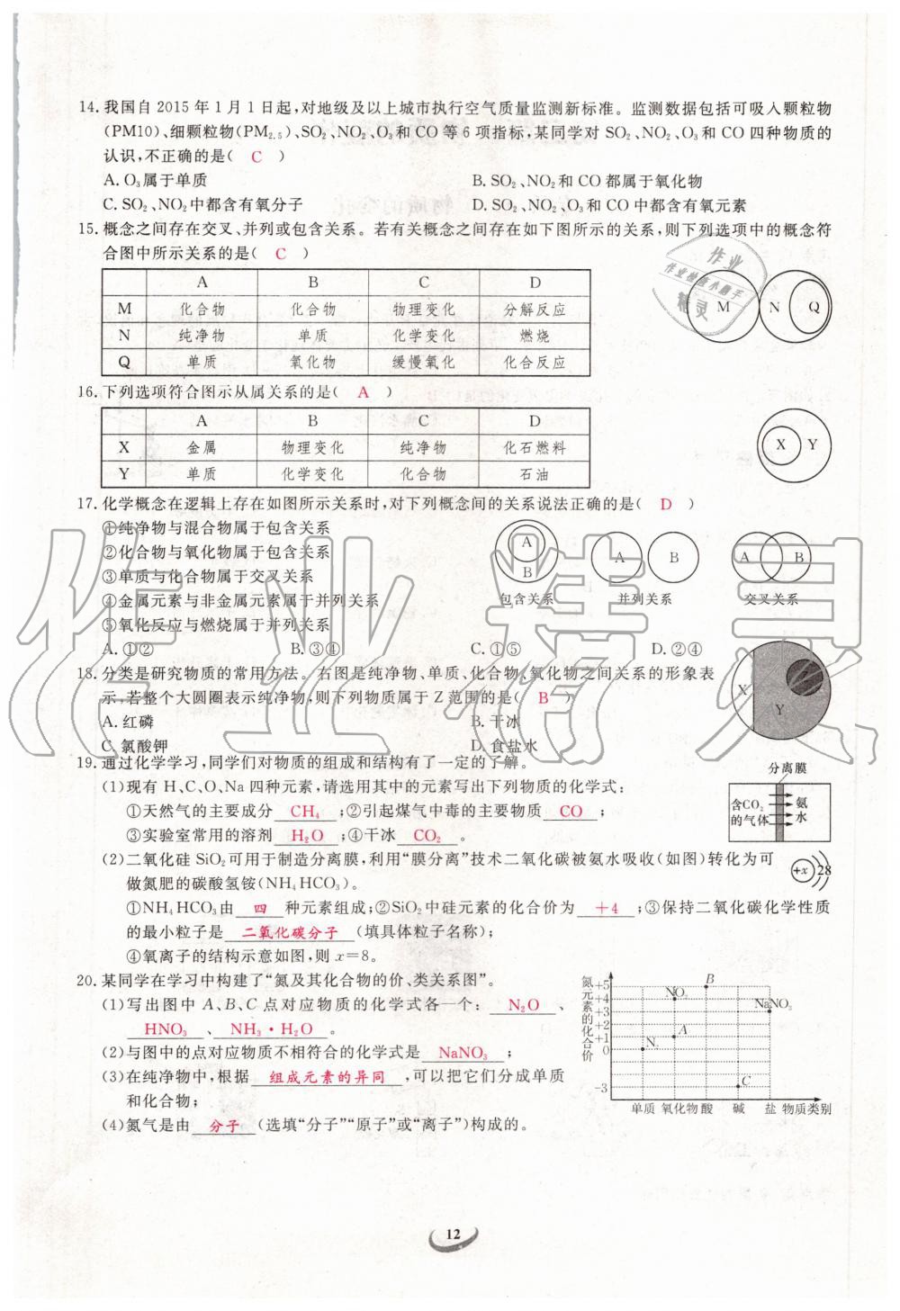 2019年新觀察中考化學元調復習專題 第12頁