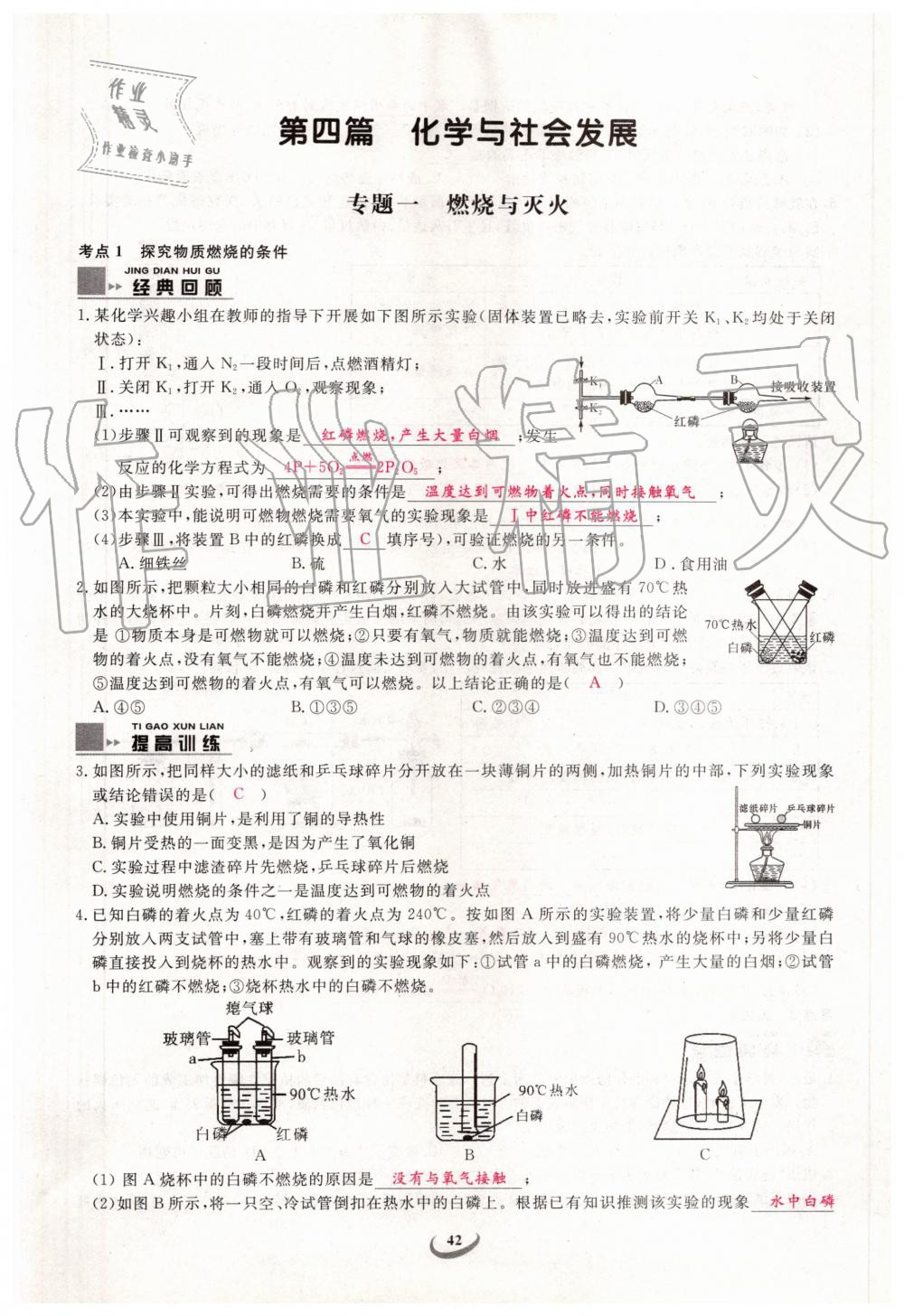 2019年新觀察中考化學(xué)元調(diào)復(fù)習(xí)專題 第42頁