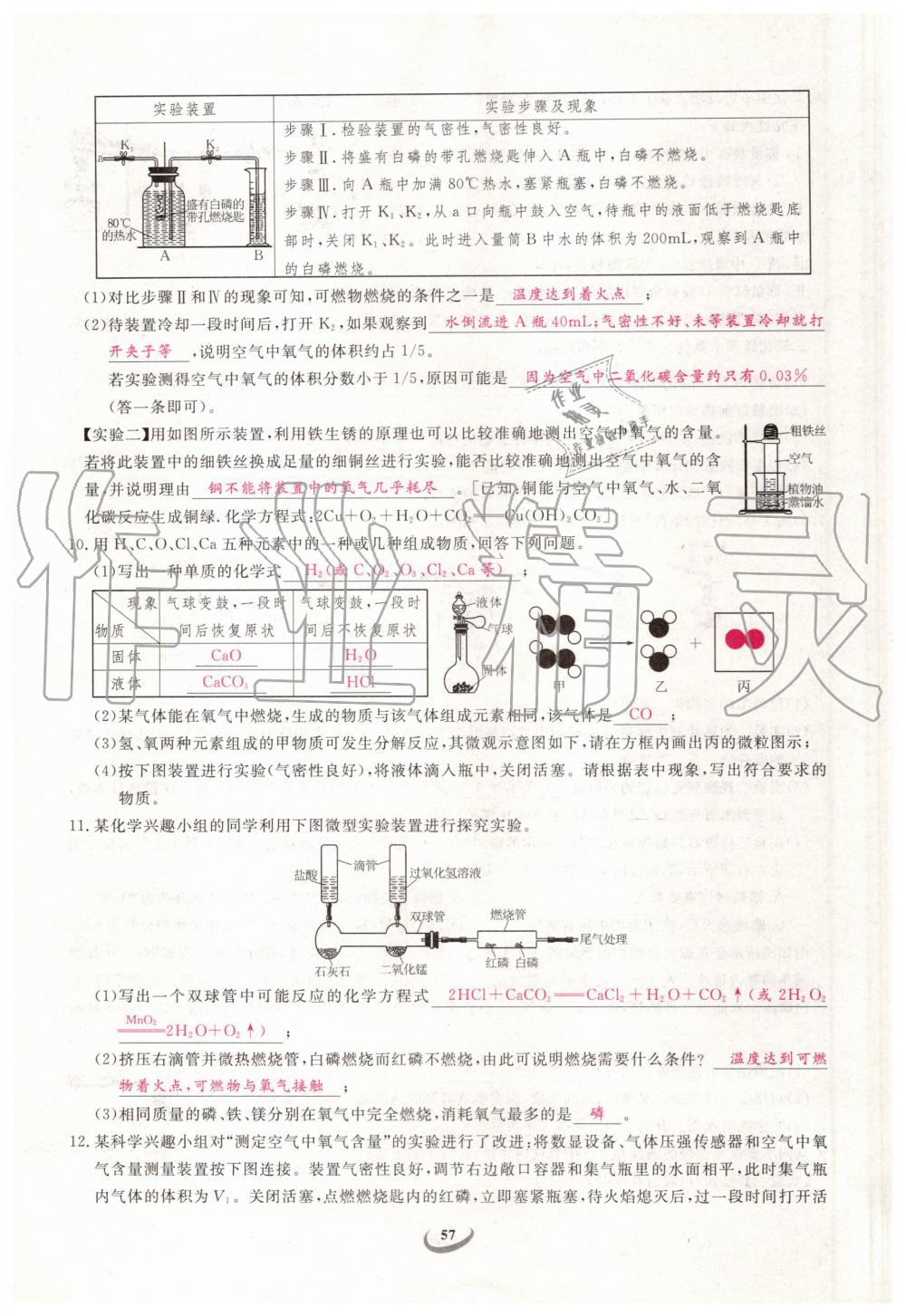 2019年新觀察中考化學(xué)元調(diào)復(fù)習(xí)專題 第57頁(yè)