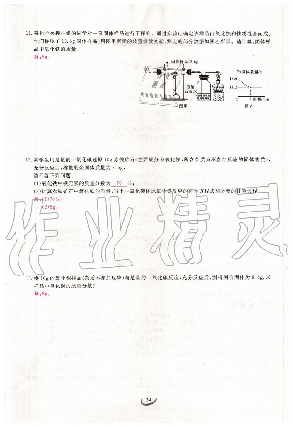 2019年新觀察中考化學(xué)元調(diào)復(fù)習(xí)專題 第24頁