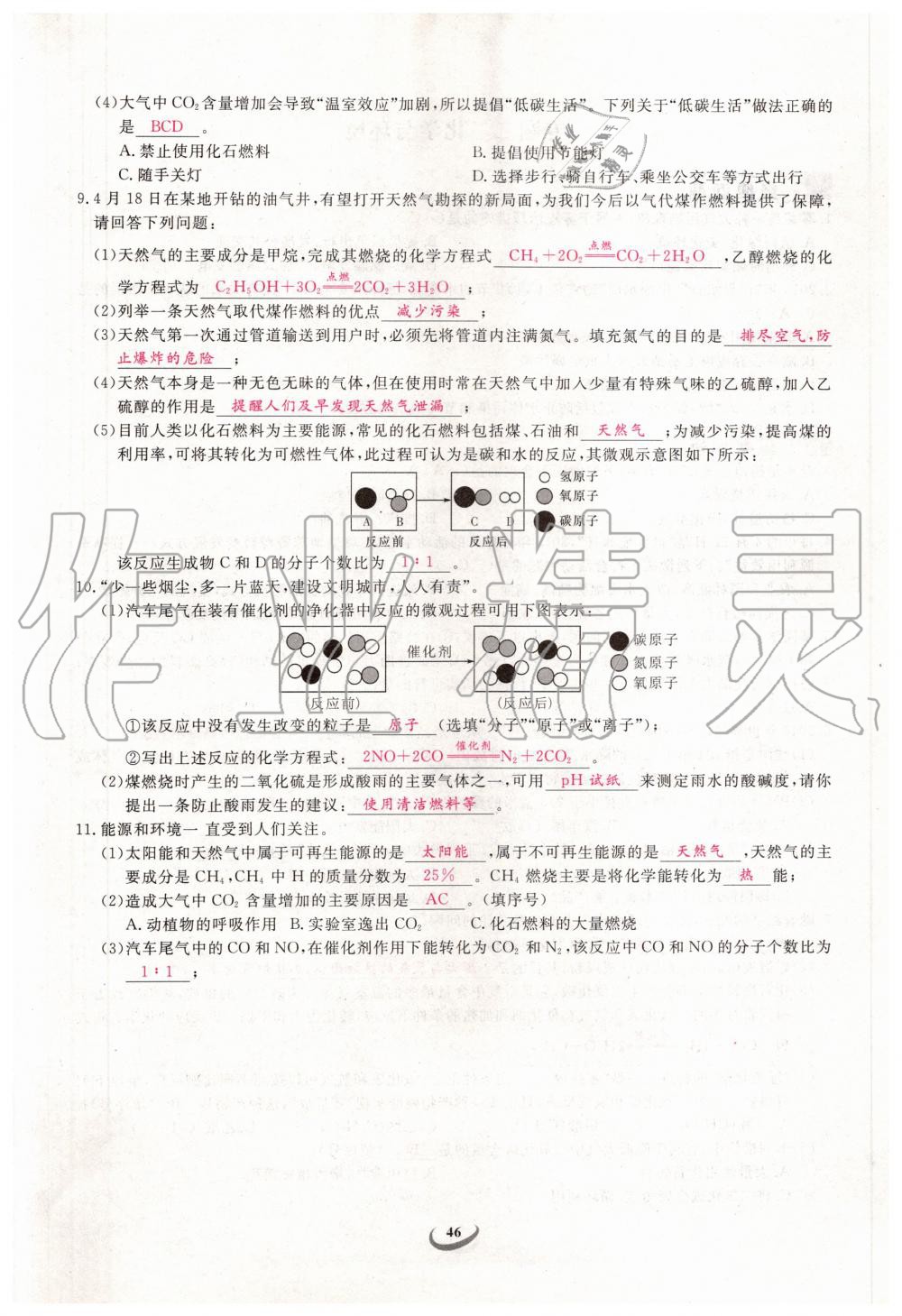 2019年新觀察中考化學(xué)元調(diào)復(fù)習(xí)專題 第46頁