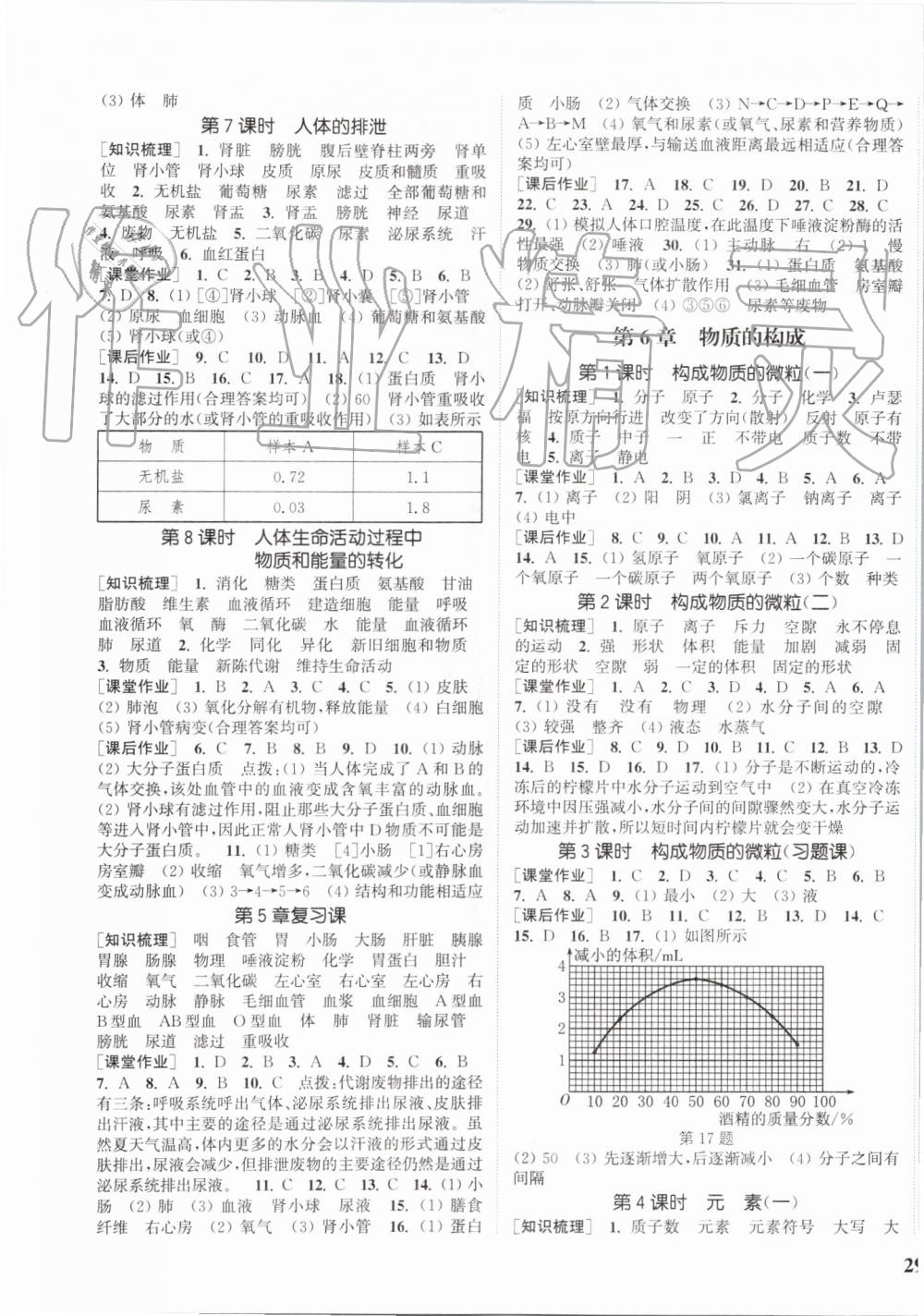 2019年通城學(xué)典課時(shí)作業(yè)本八年級(jí)科學(xué)上冊(cè)華師版 第9頁