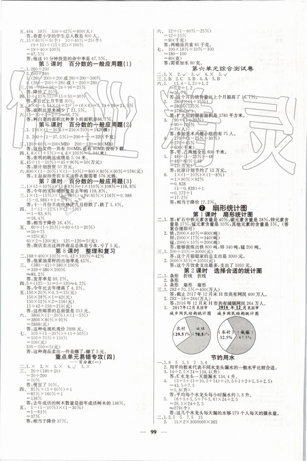 2019年課堂內(nèi)外六年級(jí)數(shù)學(xué)上冊(cè)人教版 第7頁