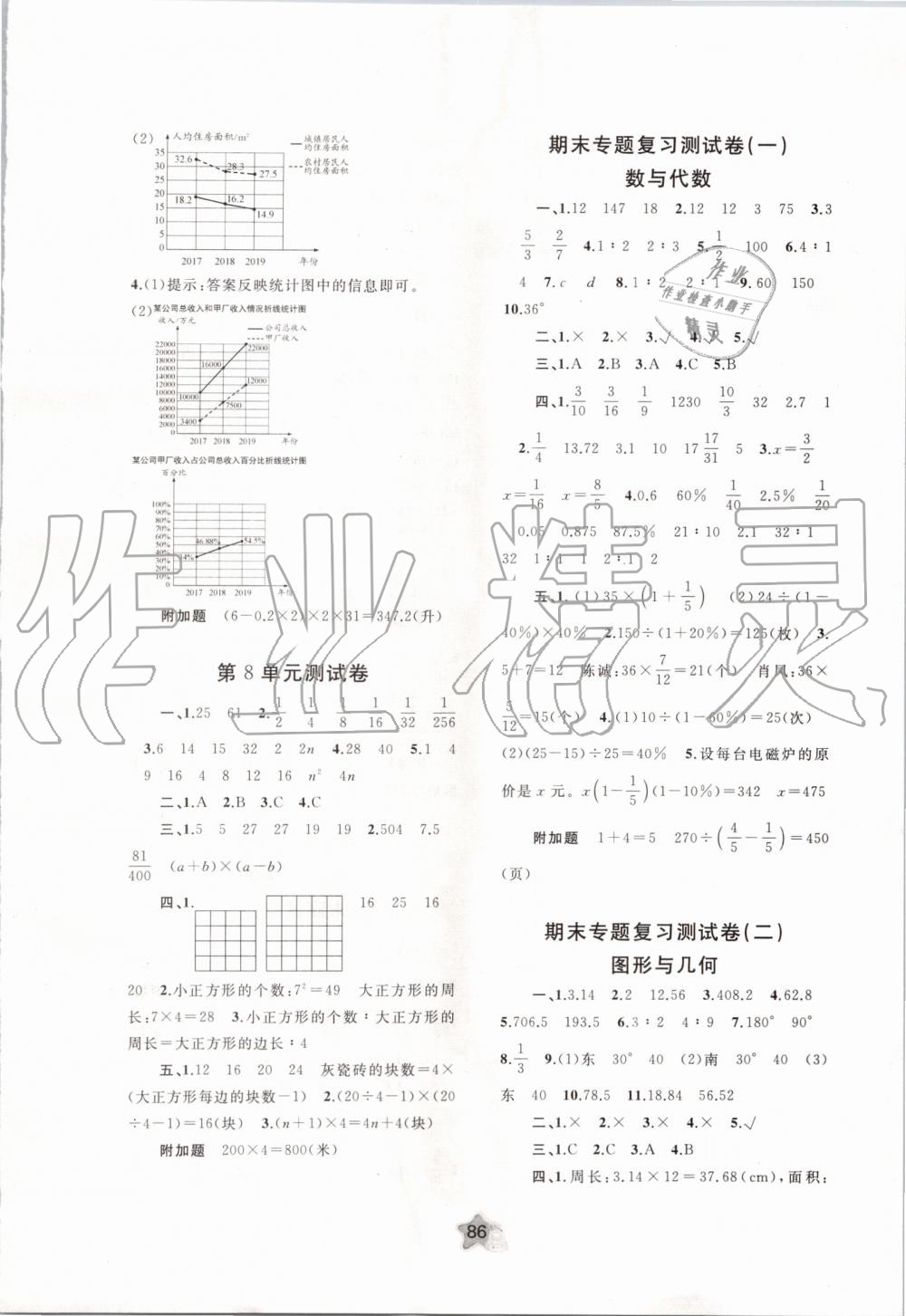 2019年新課程學(xué)習(xí)與測(cè)評(píng)單元雙測(cè)六年級(jí)數(shù)學(xué)上冊(cè)人教版A版 第6頁(yè)