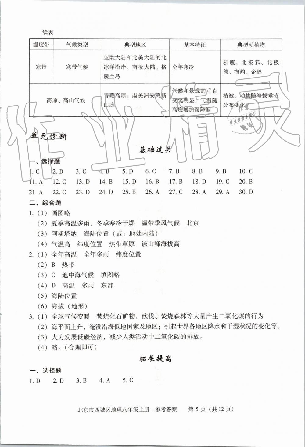 2019年學(xué)習(xí)探究診斷八年級(jí)地理上冊(cè)人教版 第5頁(yè)