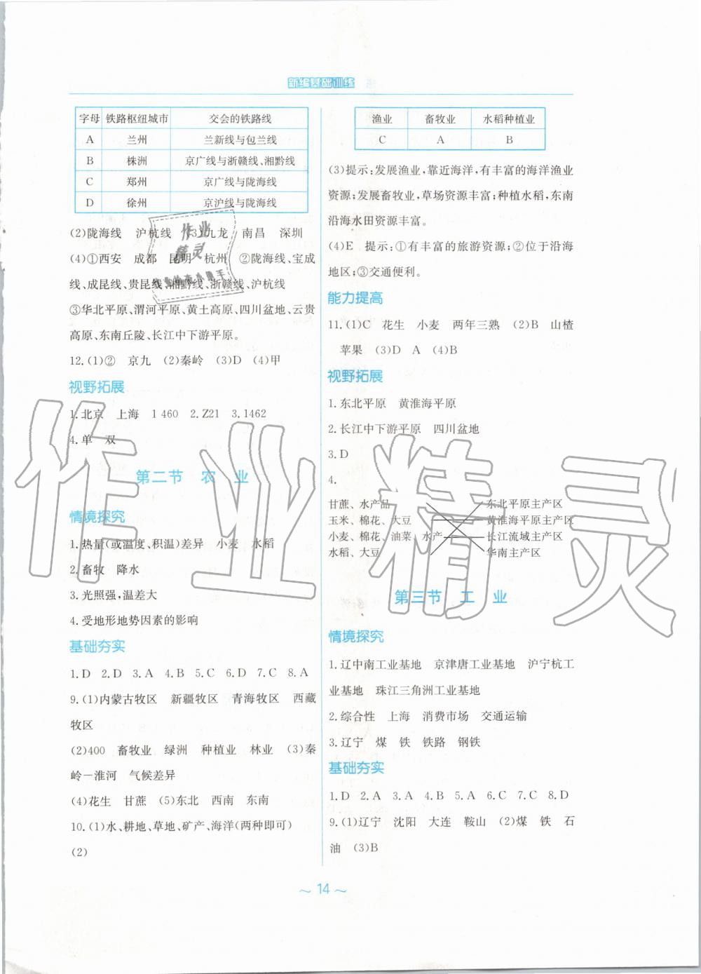 2019年新編基礎(chǔ)訓練八年級地理上冊人教版 第6頁