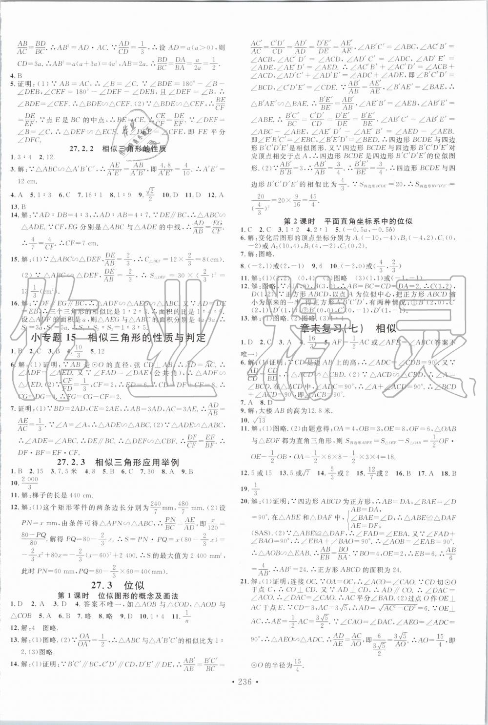 2019年名校课堂九年级数学全一册人教版云南专版 第12页