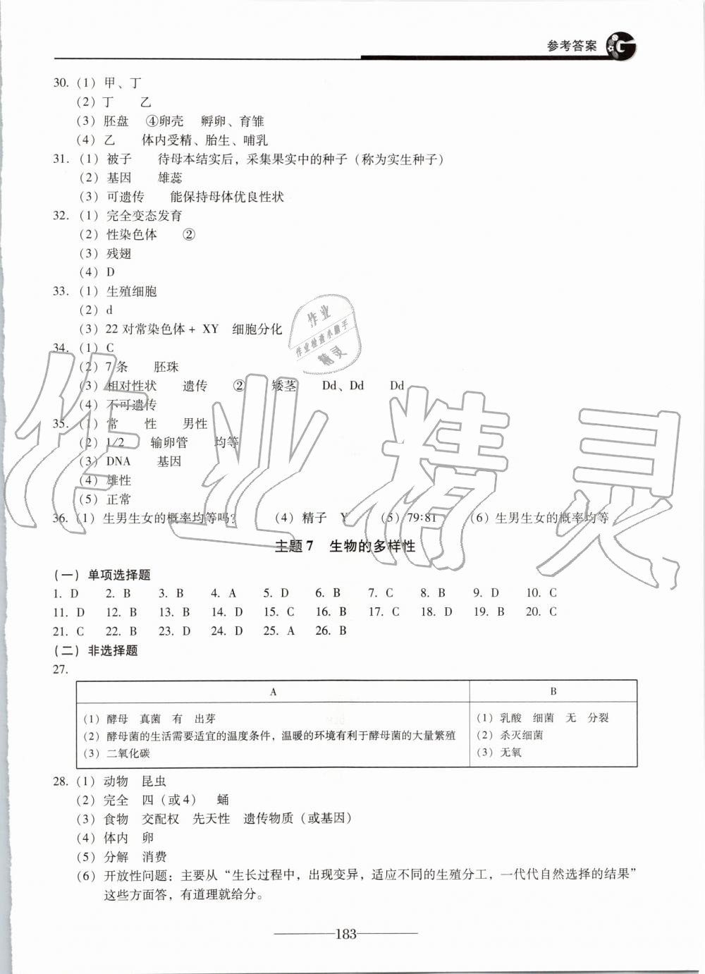 2019年初三生物中考總復(fù)習(xí)上冊(cè) 第6頁(yè)