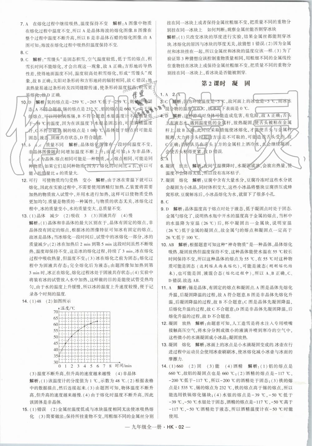 2019年經(jīng)綸學典學霸九年級物理全一冊滬科版 第2頁