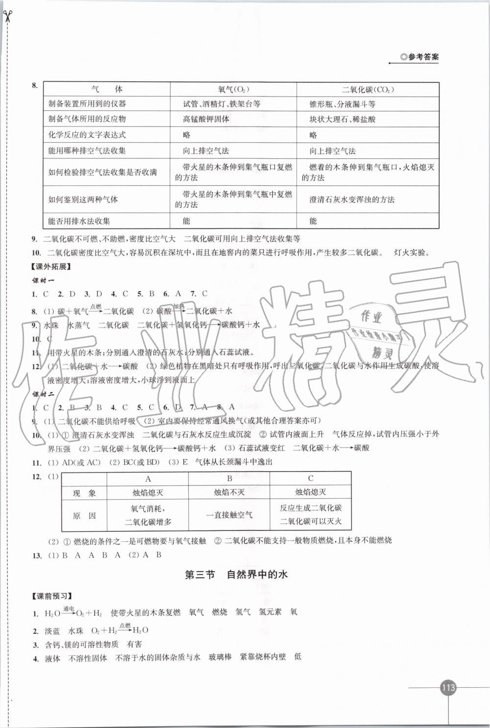 2019年同步練習(xí)九年級化學(xué)上冊滬教版江蘇鳳凰科學(xué)技術(shù)出版社 第5頁