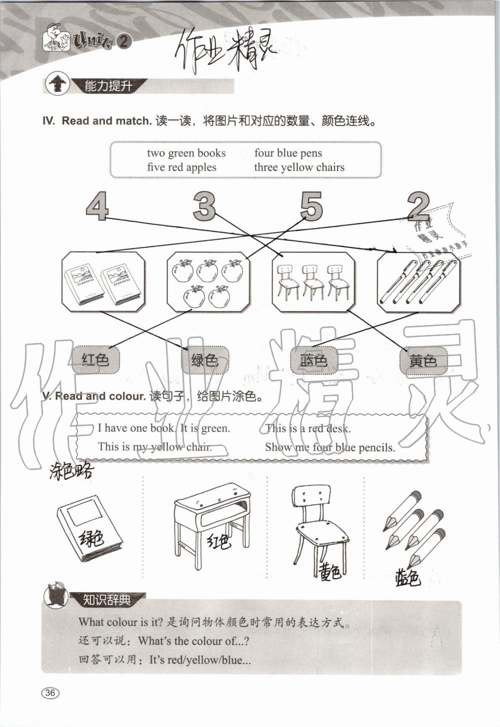 2019年基本功訓(xùn)練三年級(jí)英語(yǔ)上冊(cè)冀教版三起 第36頁(yè)