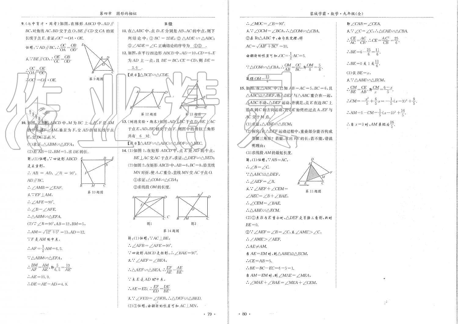 2019年蓉城学霸九年级数学全一册北师大版 第40页