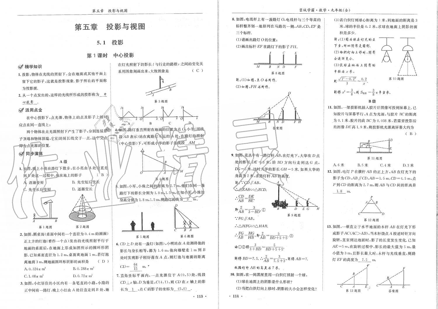 2019年蓉城學(xué)霸九年級(jí)數(shù)學(xué)全一冊(cè)北師大版 第57頁(yè)