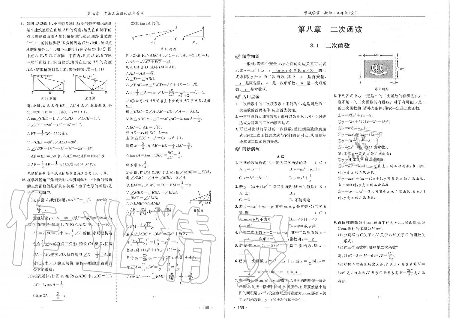 2019年蓉城學(xué)霸九年級(jí)數(shù)學(xué)全一冊(cè)北師大版 第83頁(yè)