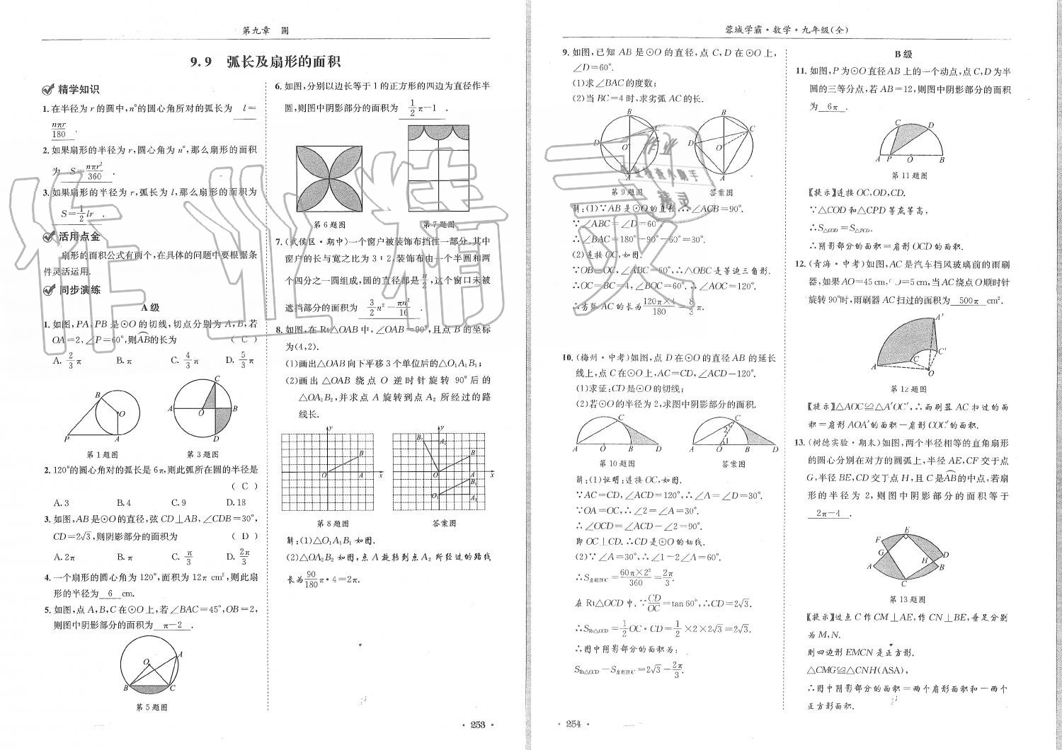 2019年蓉城學(xué)霸九年級數(shù)學(xué)全一冊北師大版 第127頁