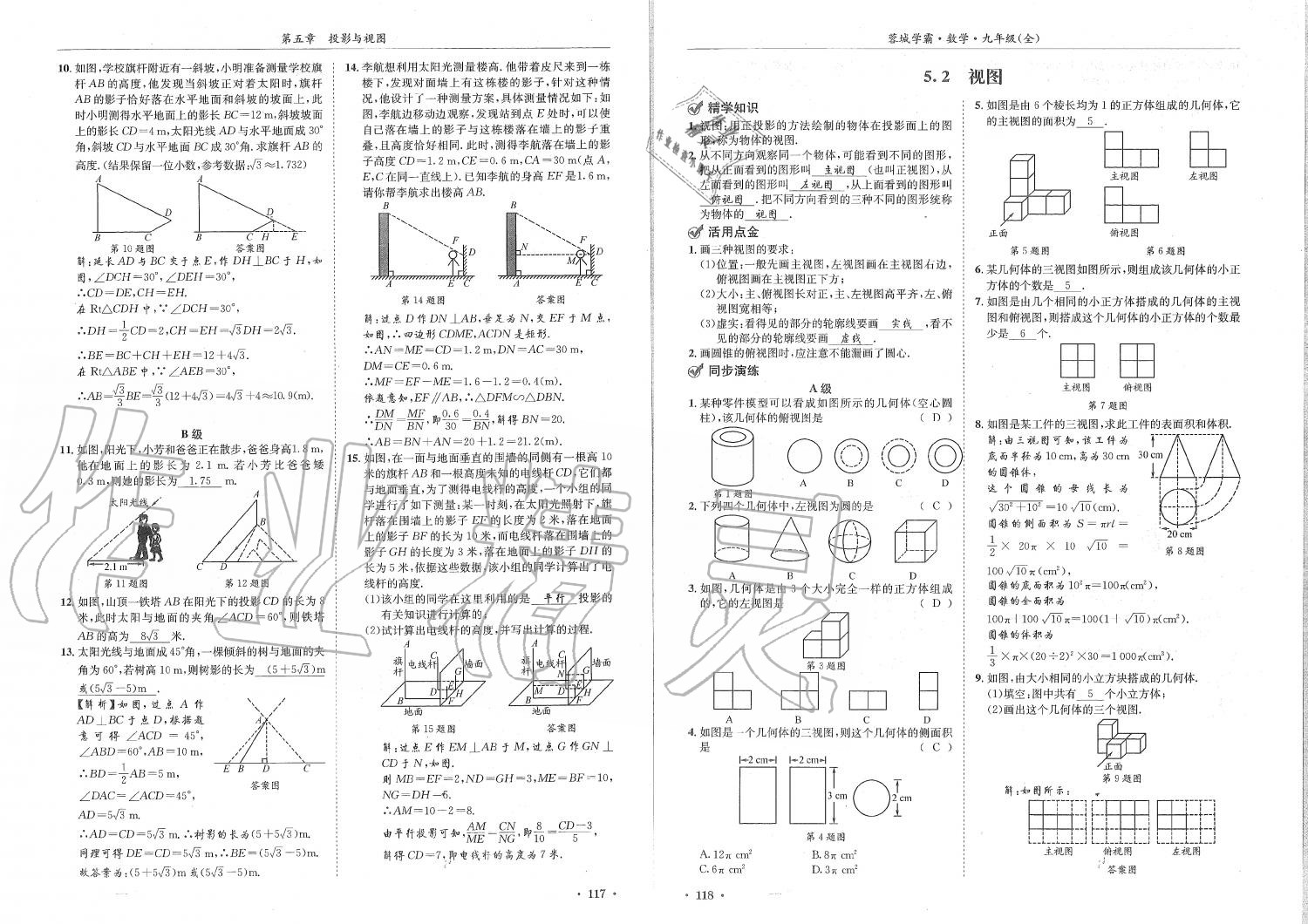 2019年蓉城学霸九年级数学全一册北师大版 第59页