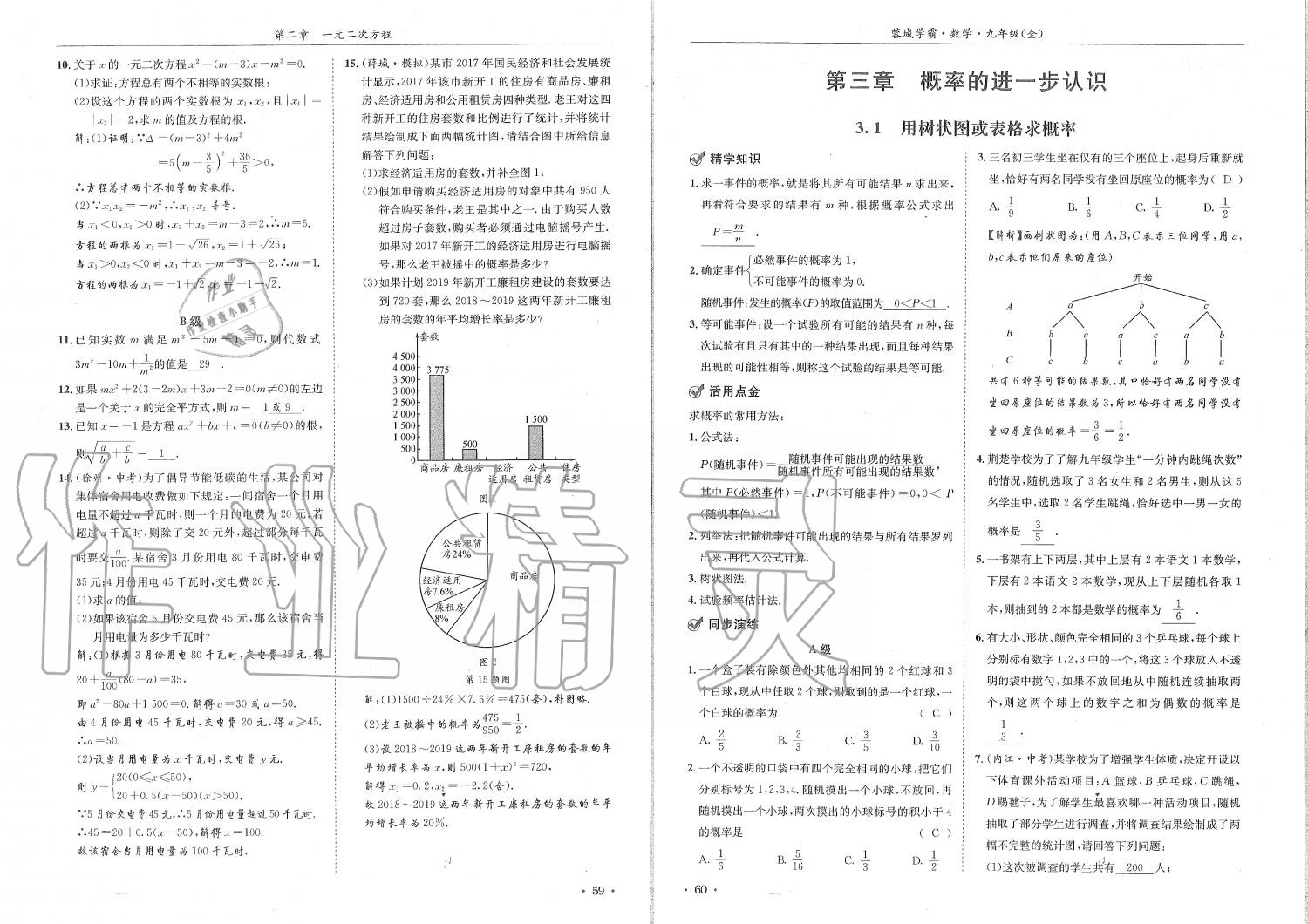 2019年蓉城学霸九年级数学全一册北师大版 第30页