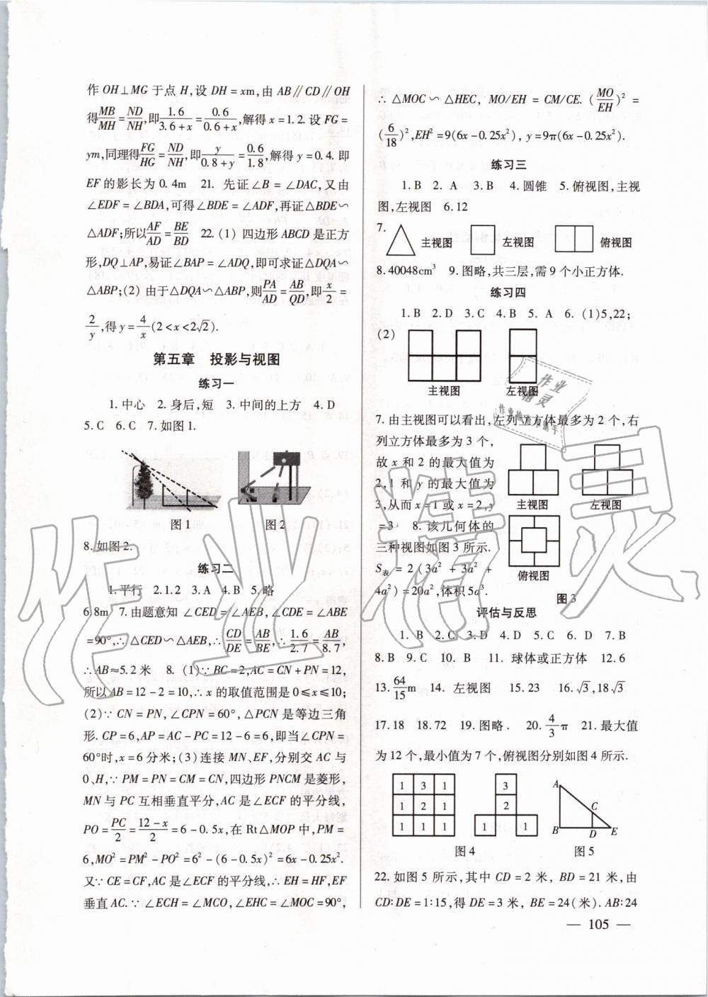 2019年数学配套综合练习九年级上册北师大版北京师范大学出版社 第8页