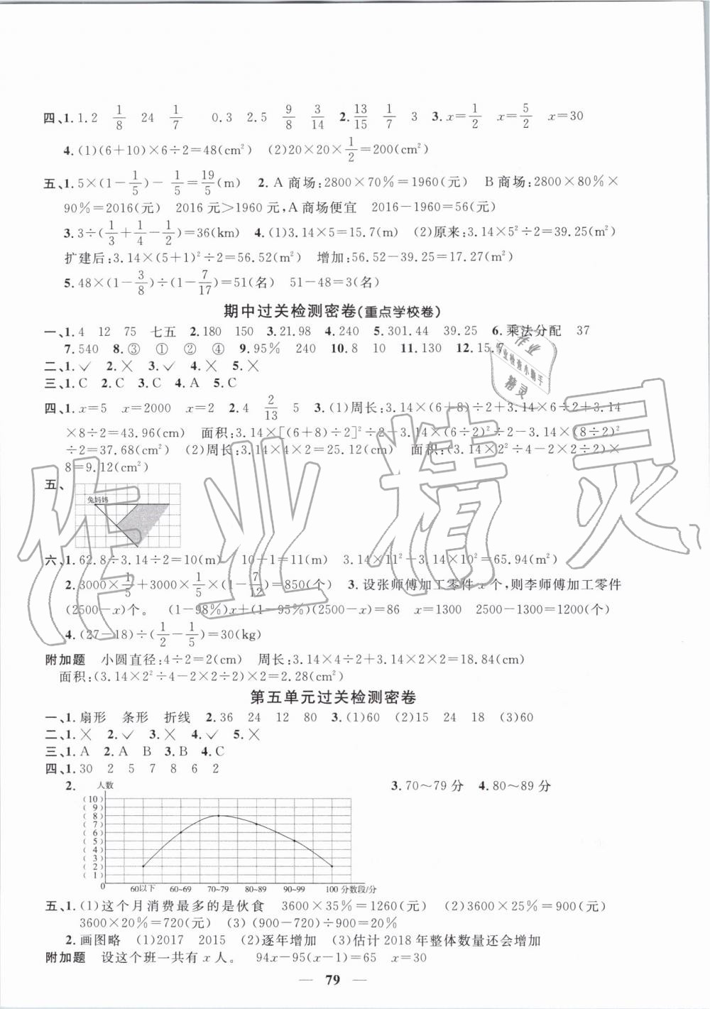 2019年阳光同学一线名师全优好卷六年级数学上册北师大版 第3页