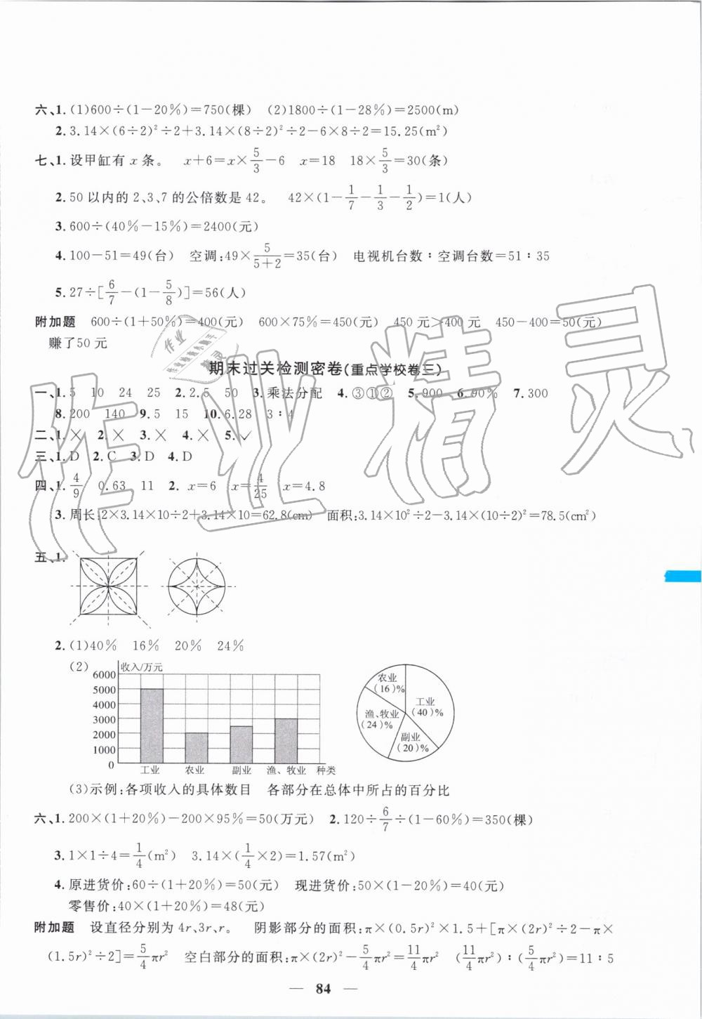 2019年阳光同学一线名师全优好卷六年级数学上册北师大版 第8页