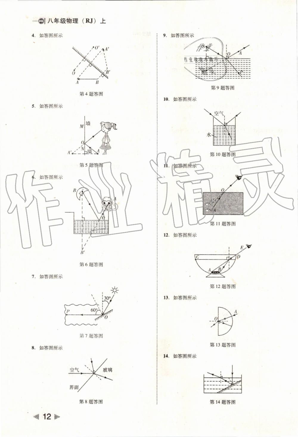 2019年勝券在握打好基礎(chǔ)作業(yè)本八年級物理上冊人教版 第12頁