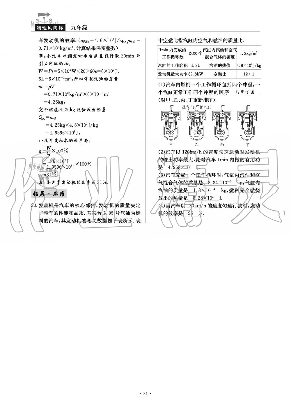 2019年物理風(fēng)向標(biāo)九年級(jí)全一冊(cè)教科版 第24頁(yè)