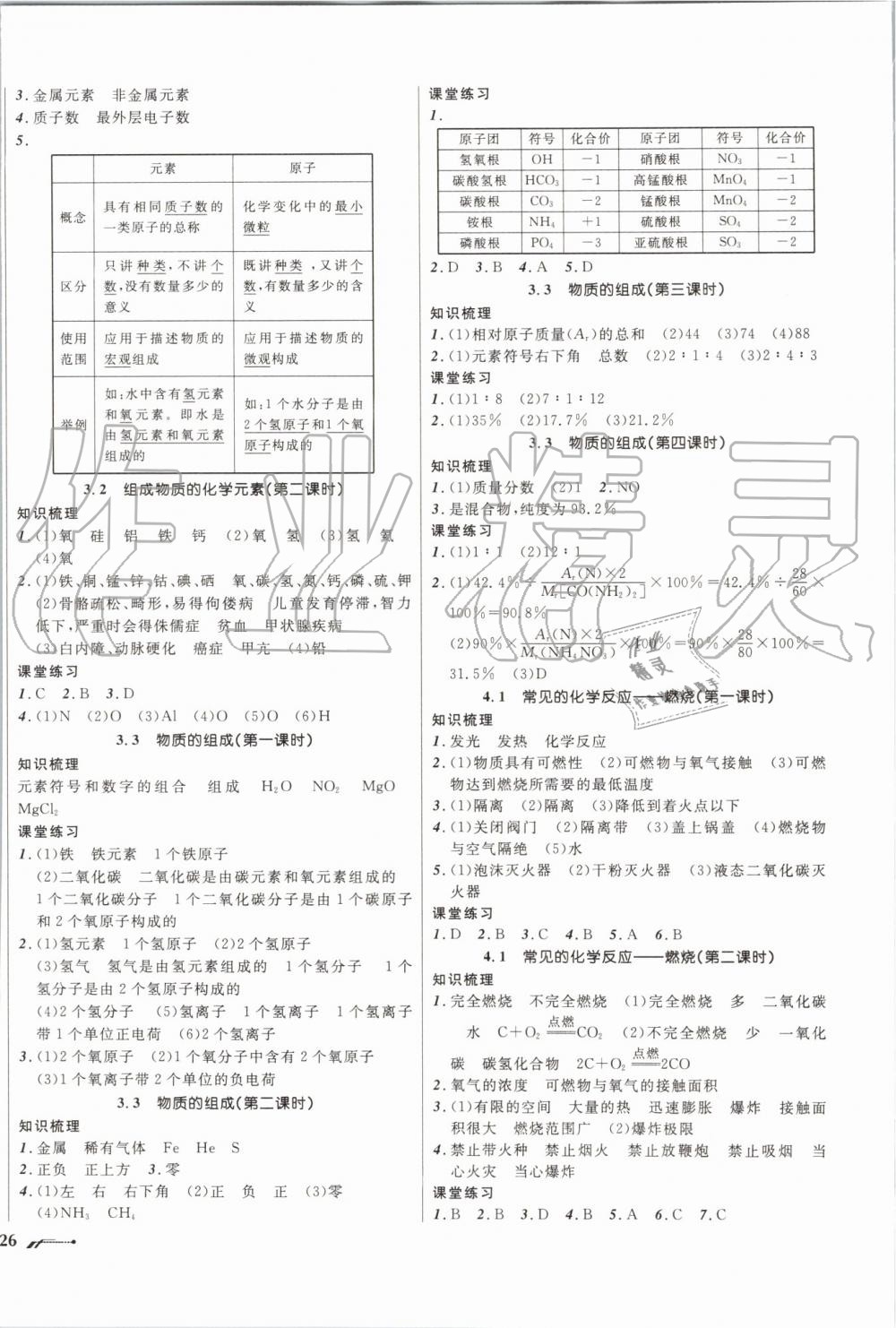 2019年新课程新教材导航学化学九年级上册上教版 第16页