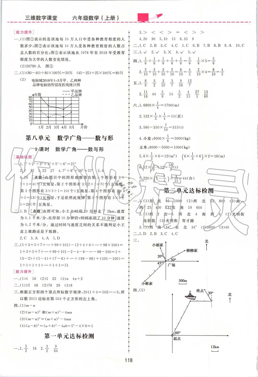 2019年三維數(shù)字課堂六年級數(shù)學(xué)上冊人教版 第8頁