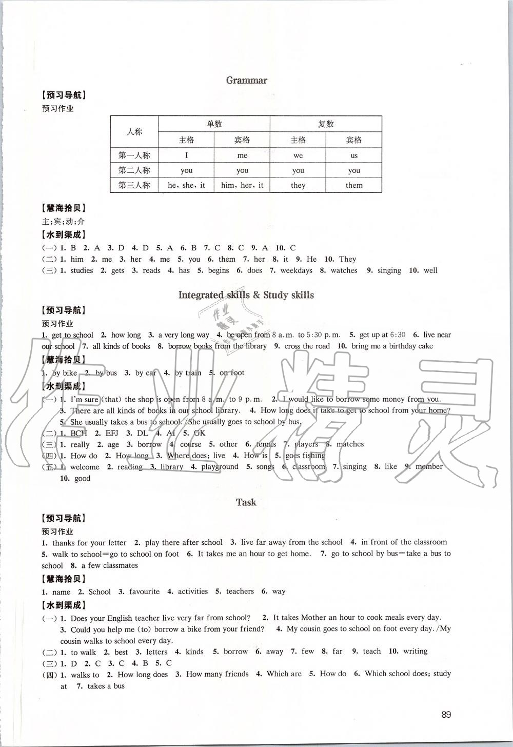 2019年鳳凰數(shù)字化導(dǎo)學(xué)稿七年級(jí)英語(yǔ)上冊(cè)譯林版 第5頁(yè)