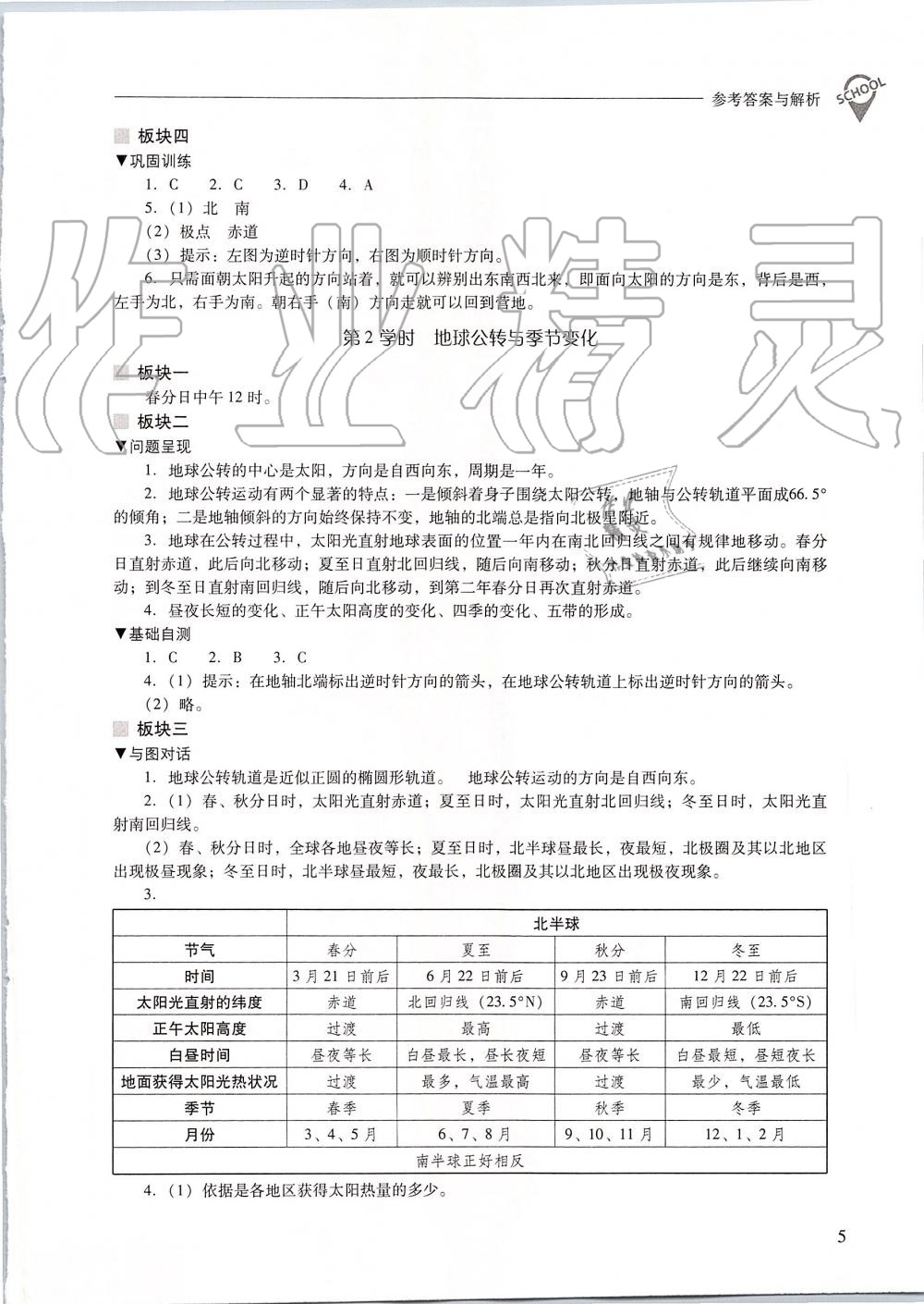 2019年新課程問題解決導(dǎo)學(xué)方案七年級地理上冊晉教版 第5頁