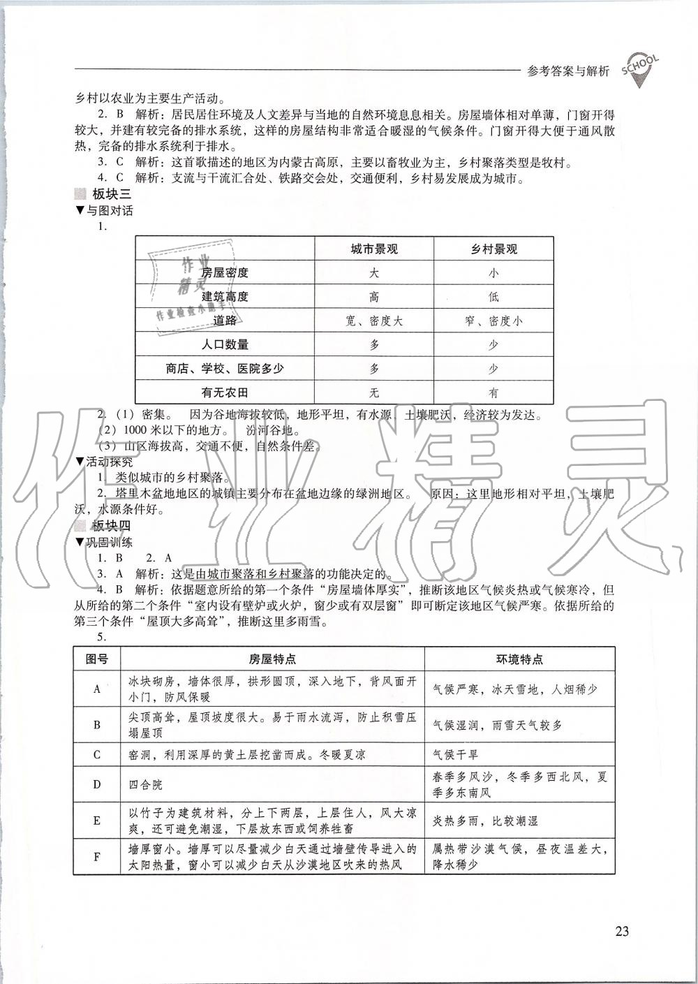 2019年新课程问题解决导学方案七年级地理上册晋教版 第23页