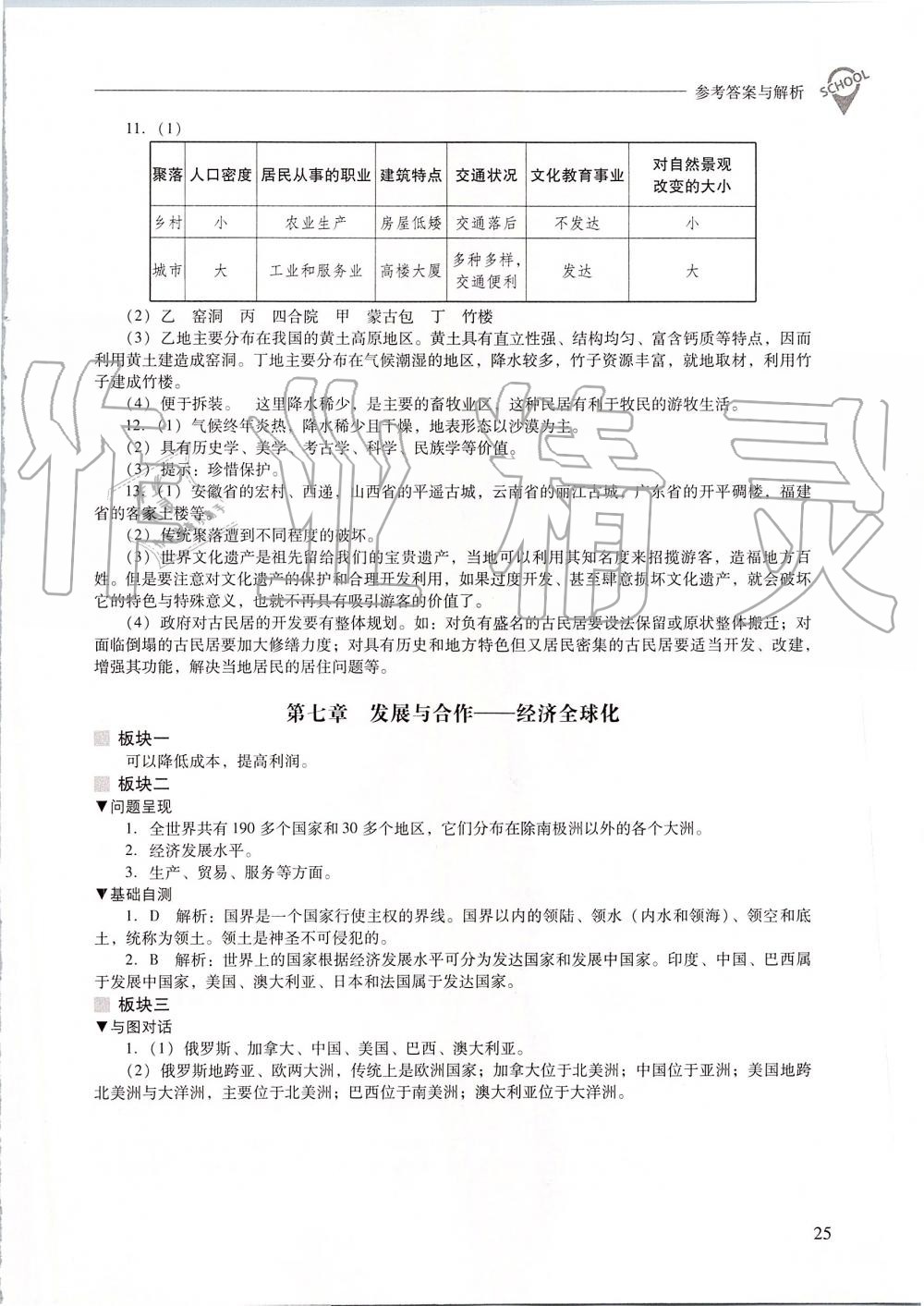 2019年新課程問題解決導(dǎo)學(xué)方案七年級(jí)地理上冊晉教版 第25頁