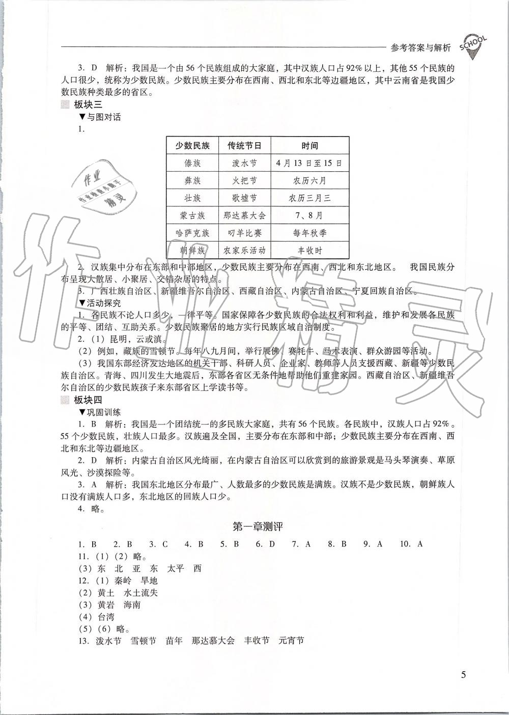 2019年新課程問題解決導(dǎo)學(xué)方案八年級地理上冊晉教版 第5頁