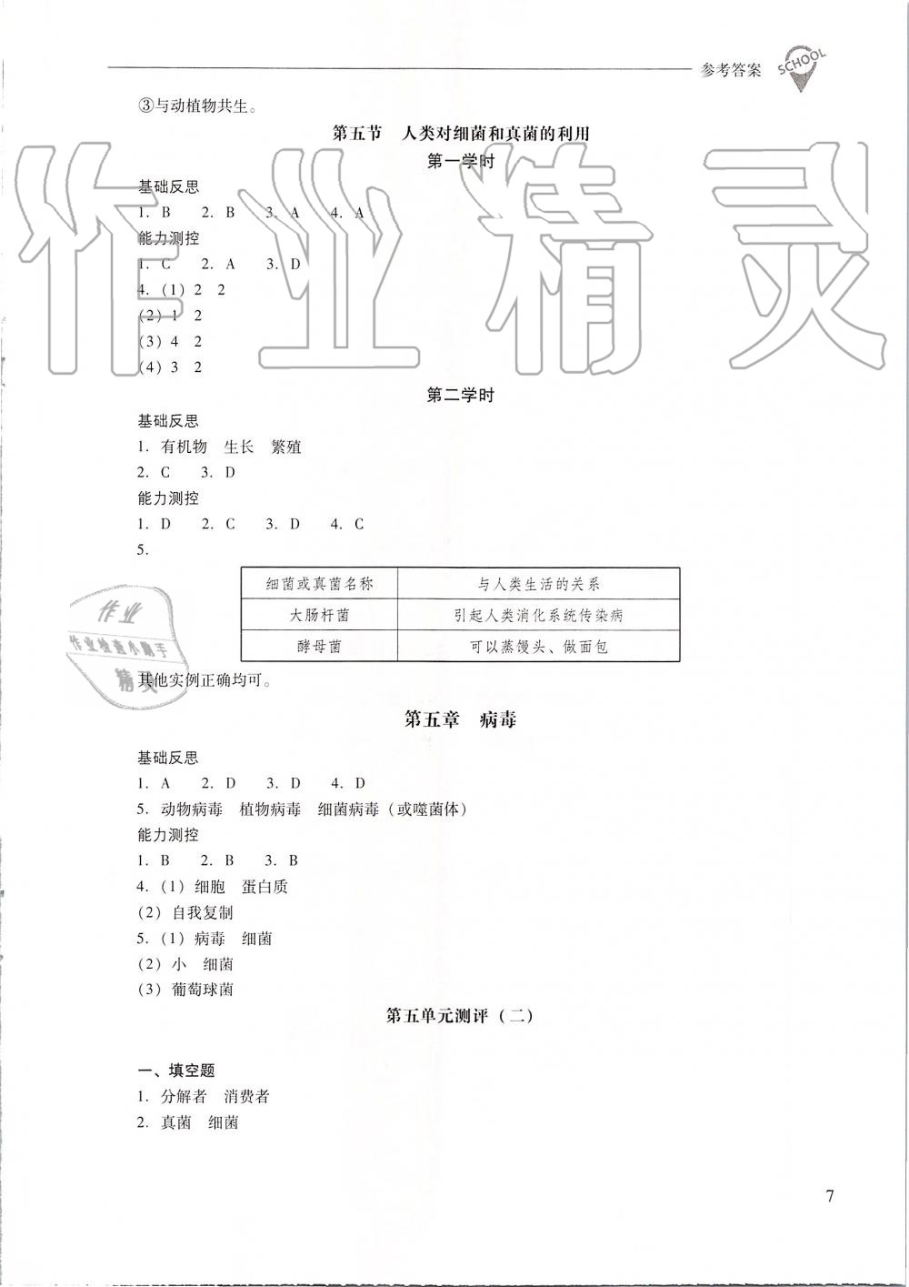 2019年新課程問題解決導(dǎo)學(xué)方案八年級生物學(xué)上冊人教版 第7頁