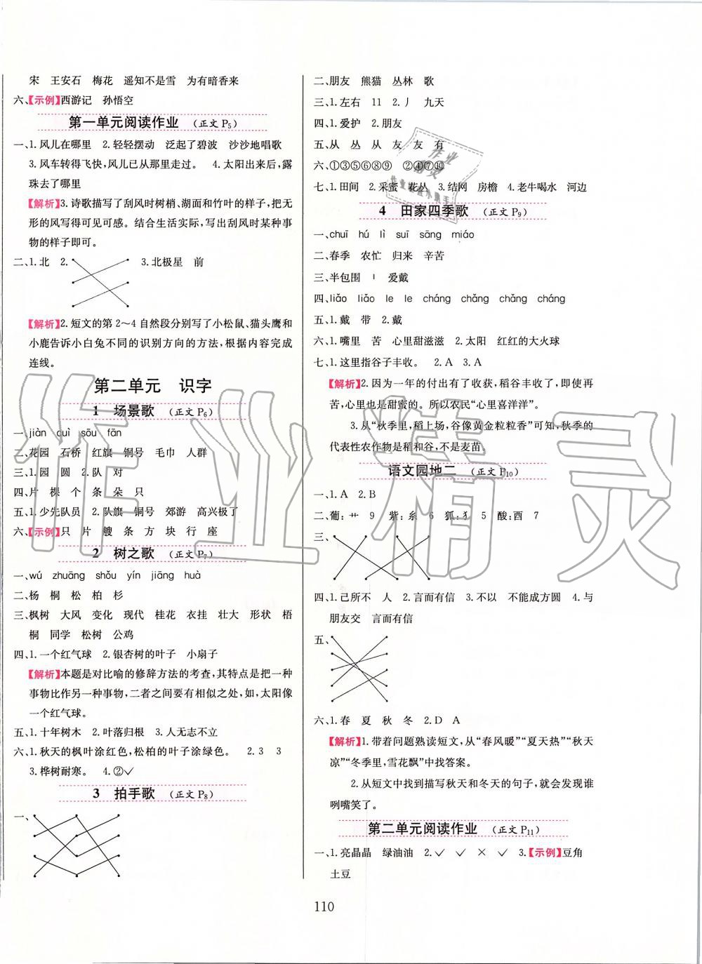 2019年小學(xué)教材全練二年級(jí)語(yǔ)文上冊(cè)人教版天津?qū)Ｓ?nbsp;第2頁(yè)