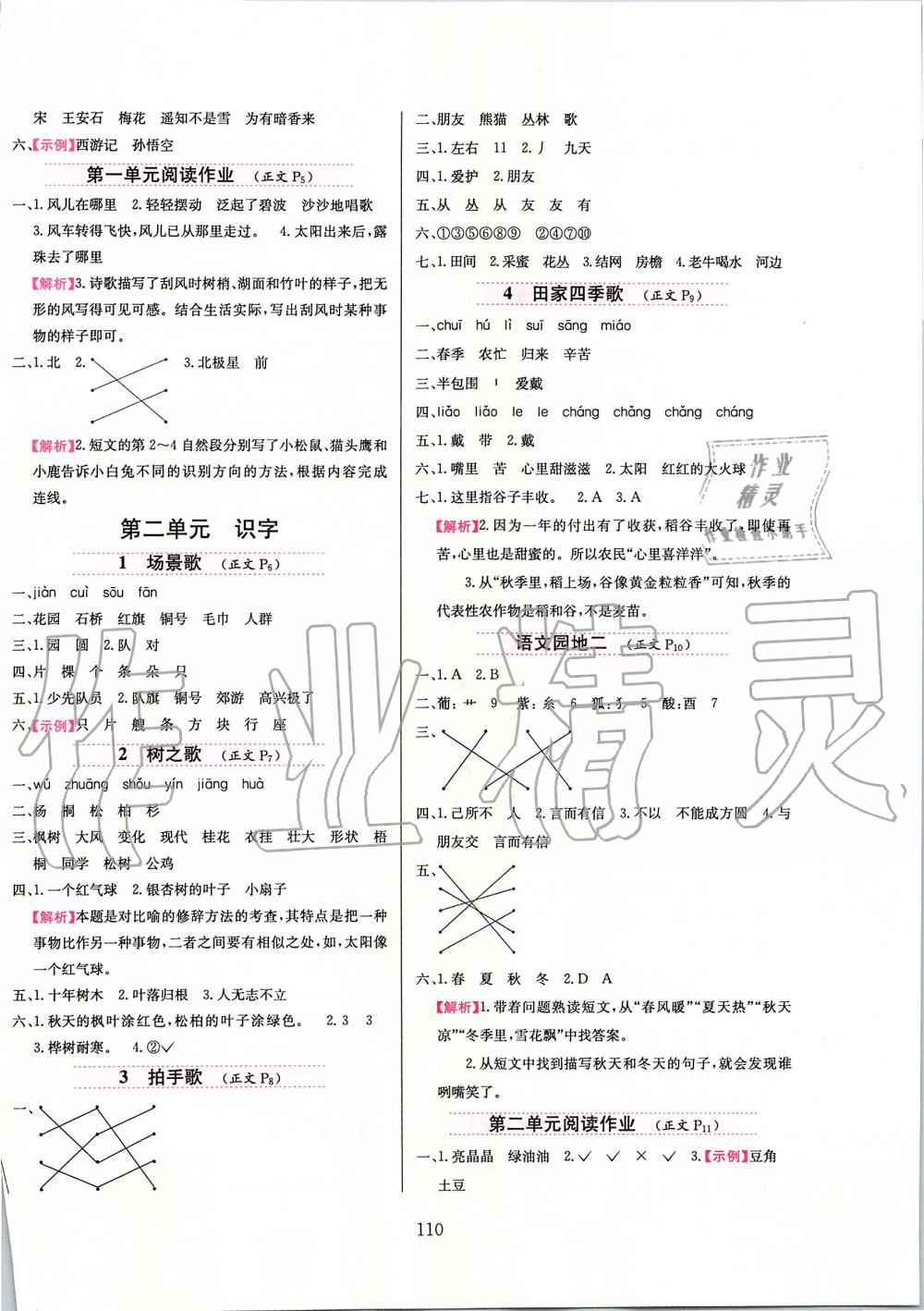 2019年小學(xué)教材全練二年級(jí)語文上冊(cè)人教版 第2頁