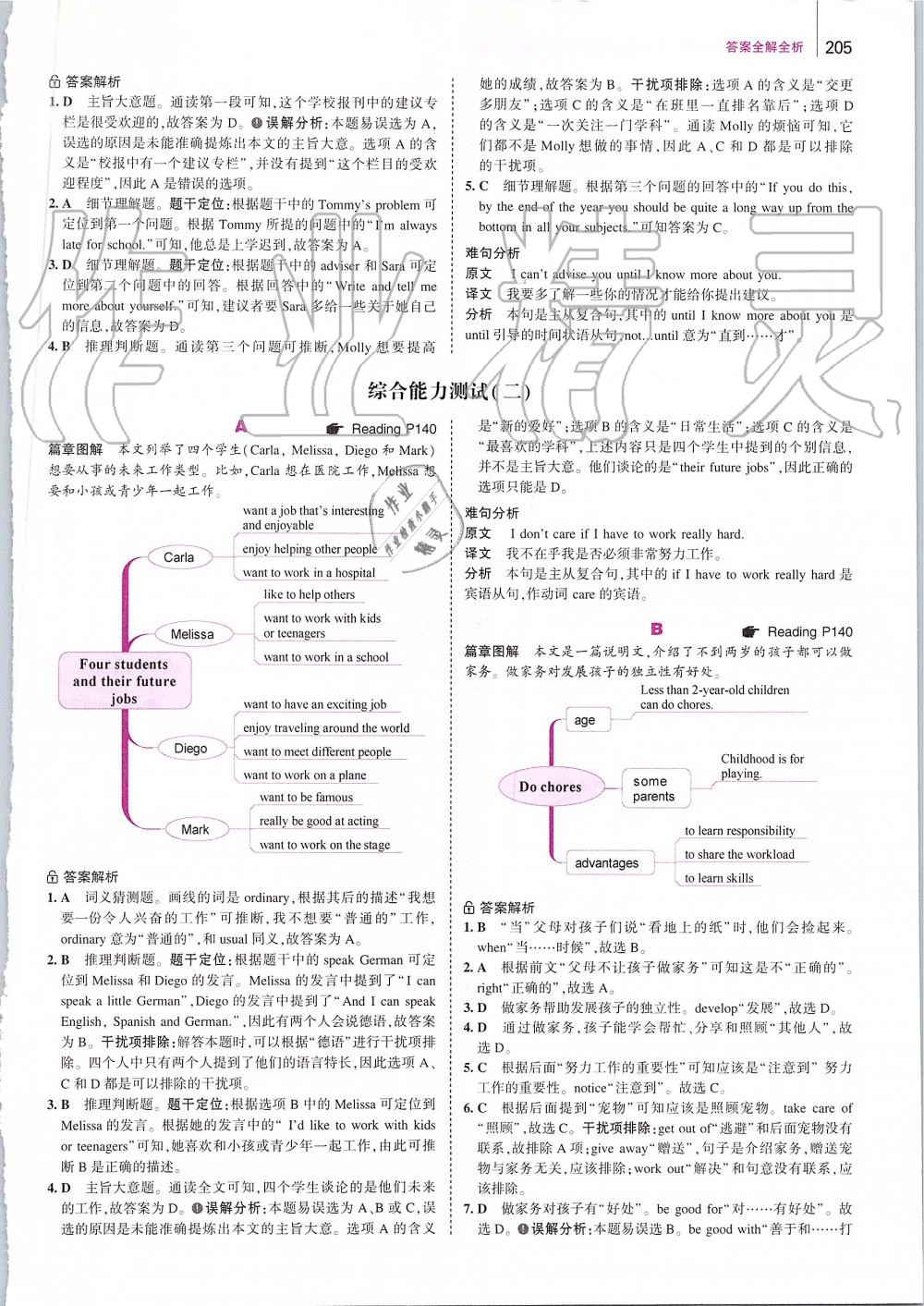 2019年53English八年級英語完形填空與閱讀理解 第63頁