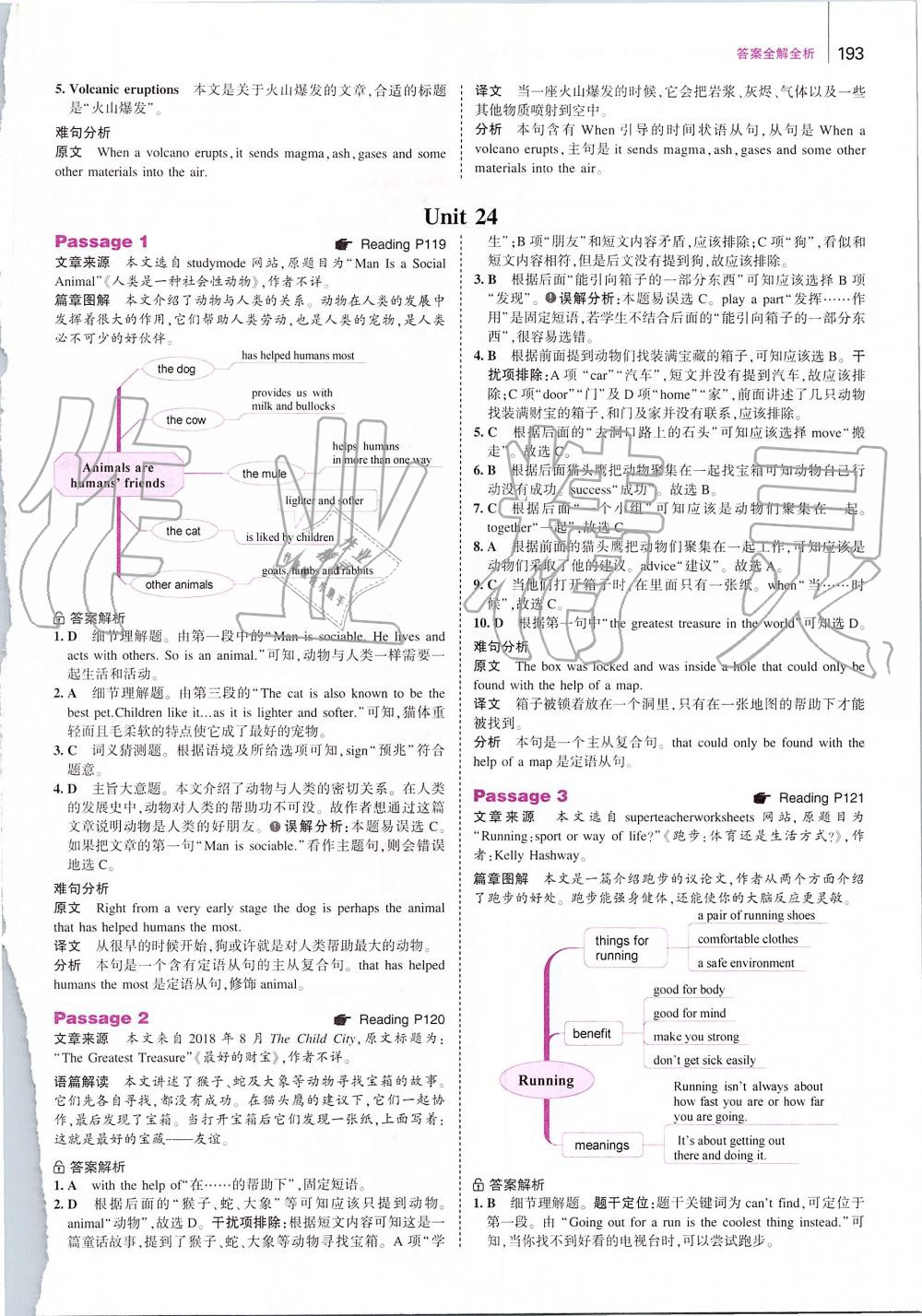 2019年53English八年級英語完形填空與閱讀理解 第51頁