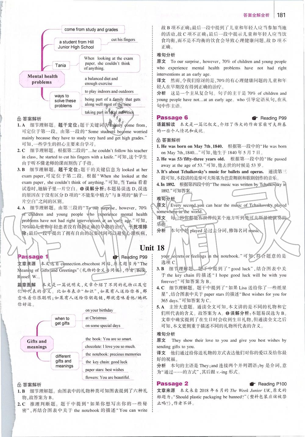 2019年53English八年級英語完形填空與閱讀理解 第39頁