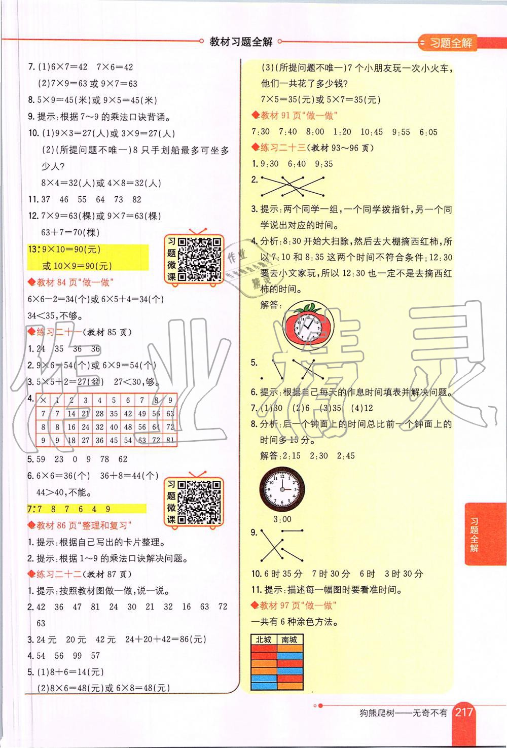 2019年小學(xué)教材全解二年級(jí)數(shù)學(xué)上冊(cè)人教版 第19頁(yè)