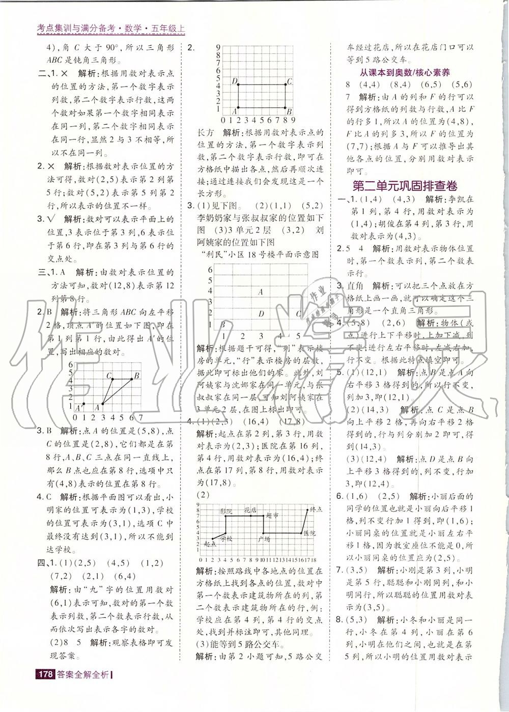 2019年考點集訓與滿分備考五年級數(shù)學上冊人教版 第10頁